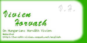 vivien horvath business card